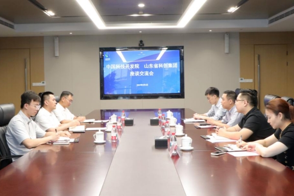 中國科技開發(fā)院副總經(jīng)理龍勝一行到山東科創(chuàng)調(diào)研交流